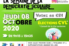 AFFICHE Elections CVL 2020